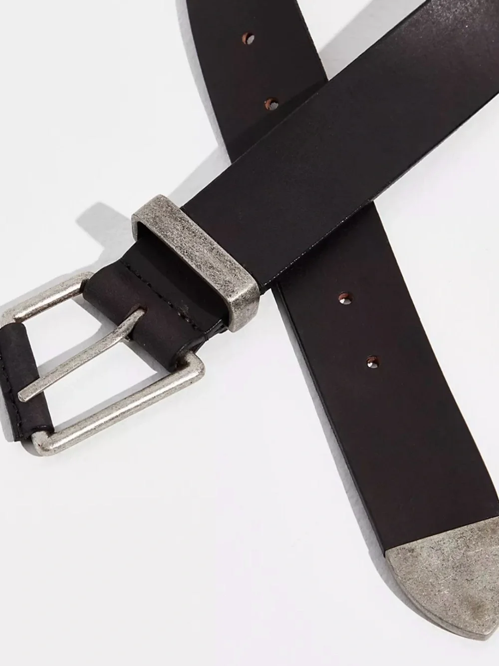 Free People We The Free Getty Leather Belt. NWT. Black